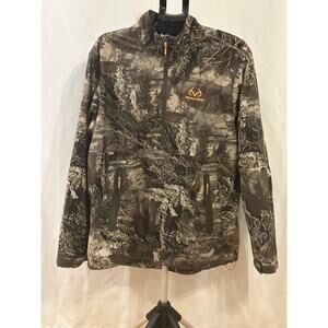 Realtree 1/4 Zip Camo Jacket Men's size L